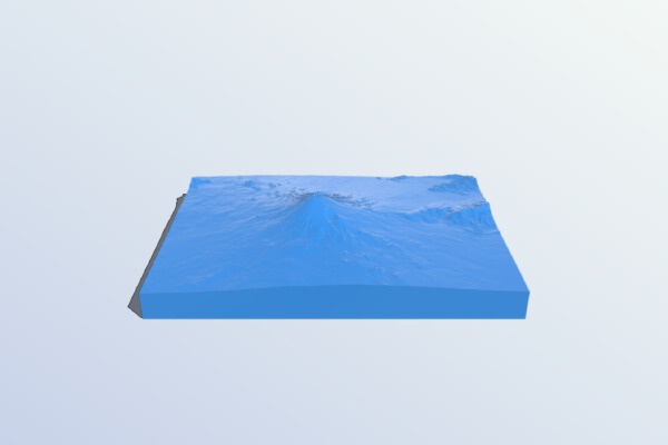 Japan's Mt Fuji | 3d print model
