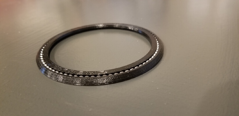 3.175mm (0.125") Ball Slewing Bearing | 3d print model
