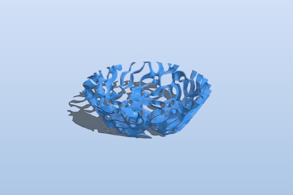 Lidinoid Fruit Bowl | 3d print model