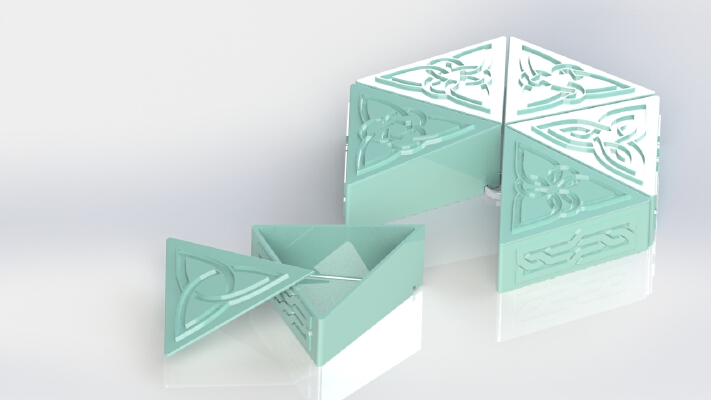 Stars celtic box | 3d print model