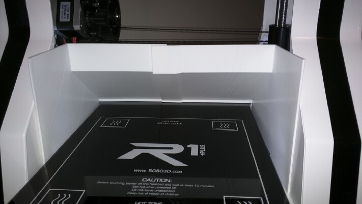 ROBO3D Spray Shield | 3d print model