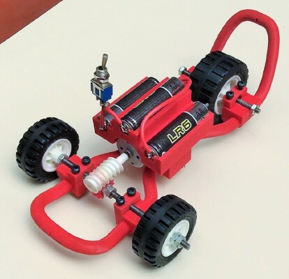 Small electric car (trike) | 3d print model