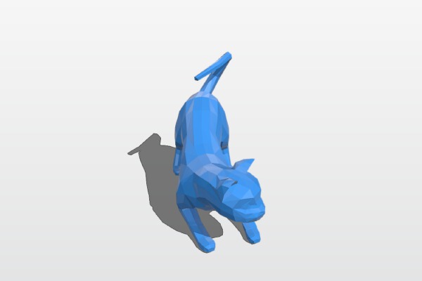 Low poly Cat | 3d print model