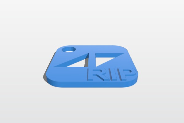 Avicii RIP memorial tag | 3d print model
