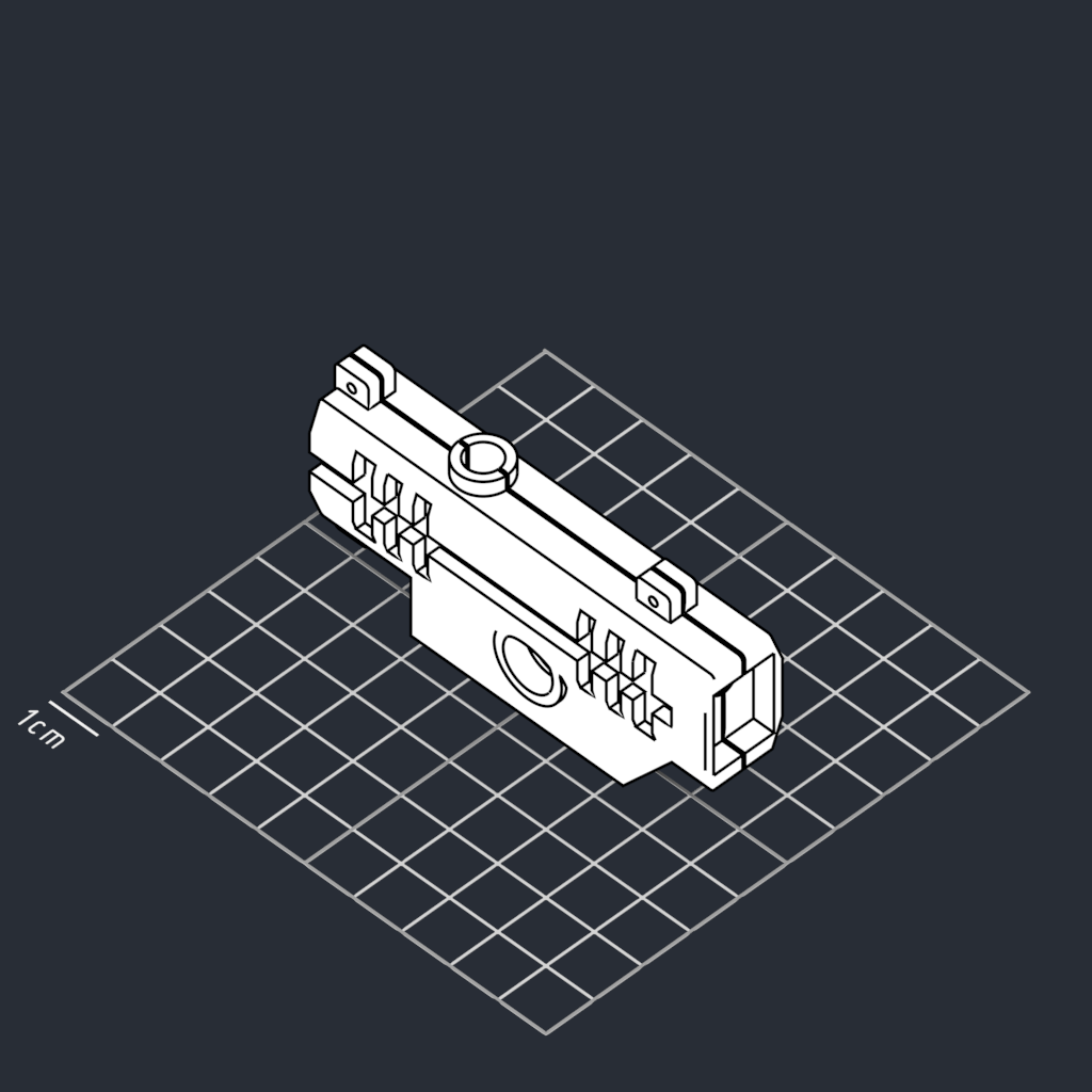 dc motor powered airsoft turret