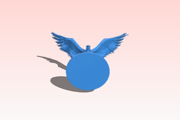 Phoenix in flight | 3d print model