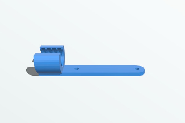 Cable Mount Clip for ORD Hadron Build Plate | 3d print model