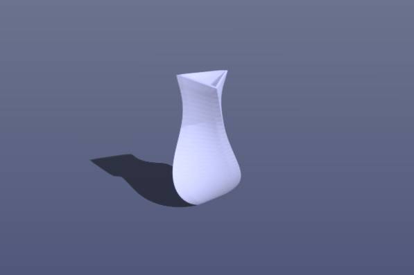 purple vase