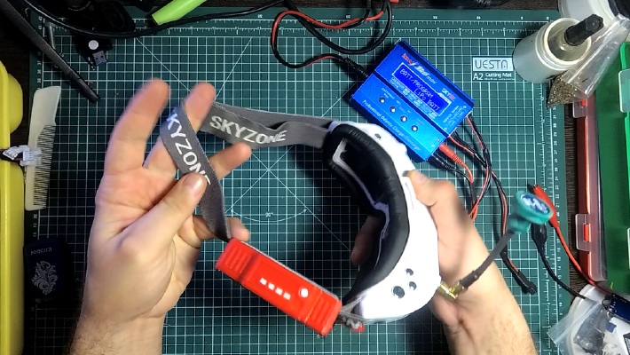 2S 18650 Battery for FPV Goggles | 3d print model
