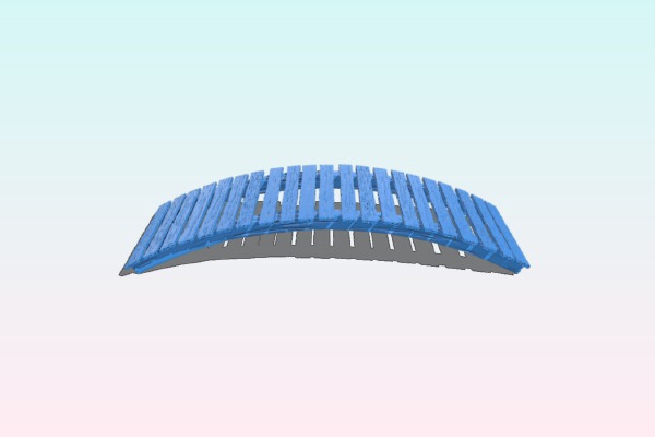 Wooden bridge | 3d print model