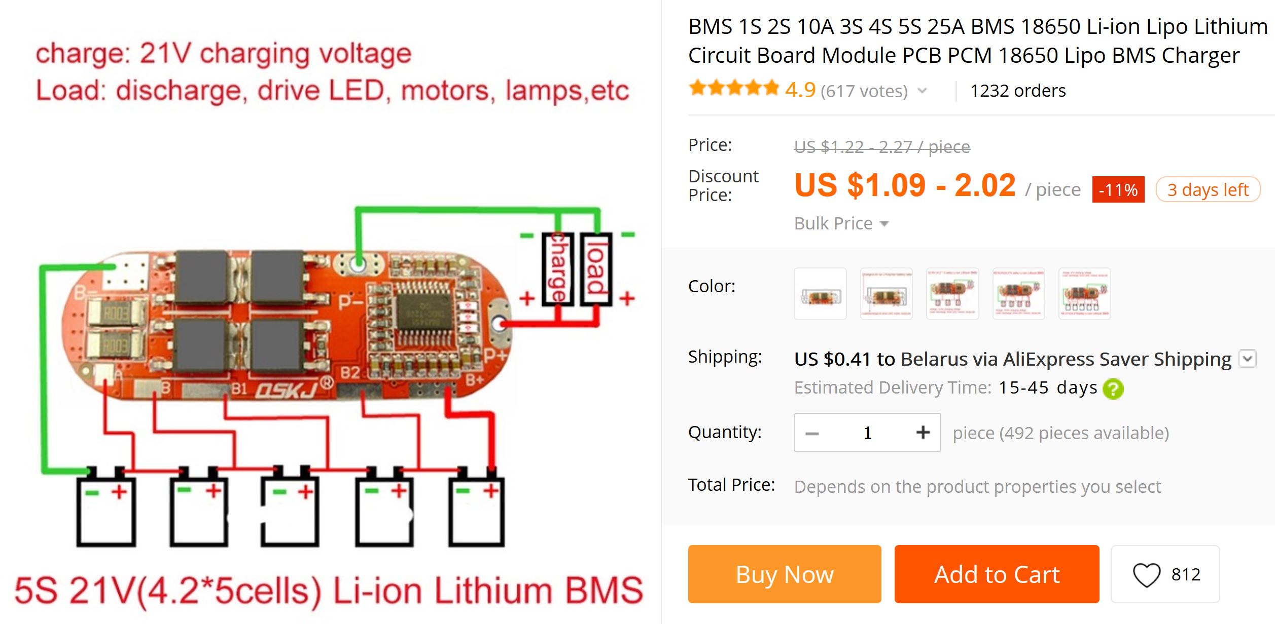 18-21 V power bank for the TS100 soldering iron