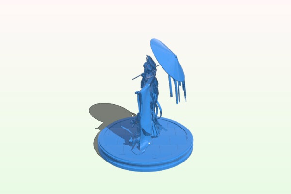 Fantasy geisha | 3d print model