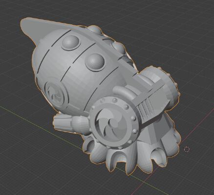 Articulated Steampunk Octopus | 3d print model