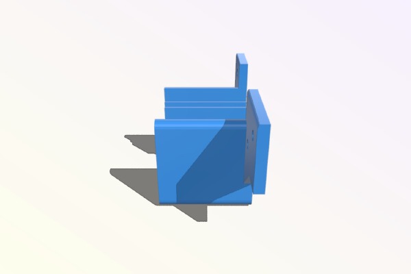 3Drag supporto Strip LED rettangolare su piano stampa | 3d print model