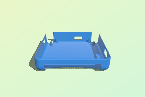 Gameboy Advance SP Shell bottom | 3d print model