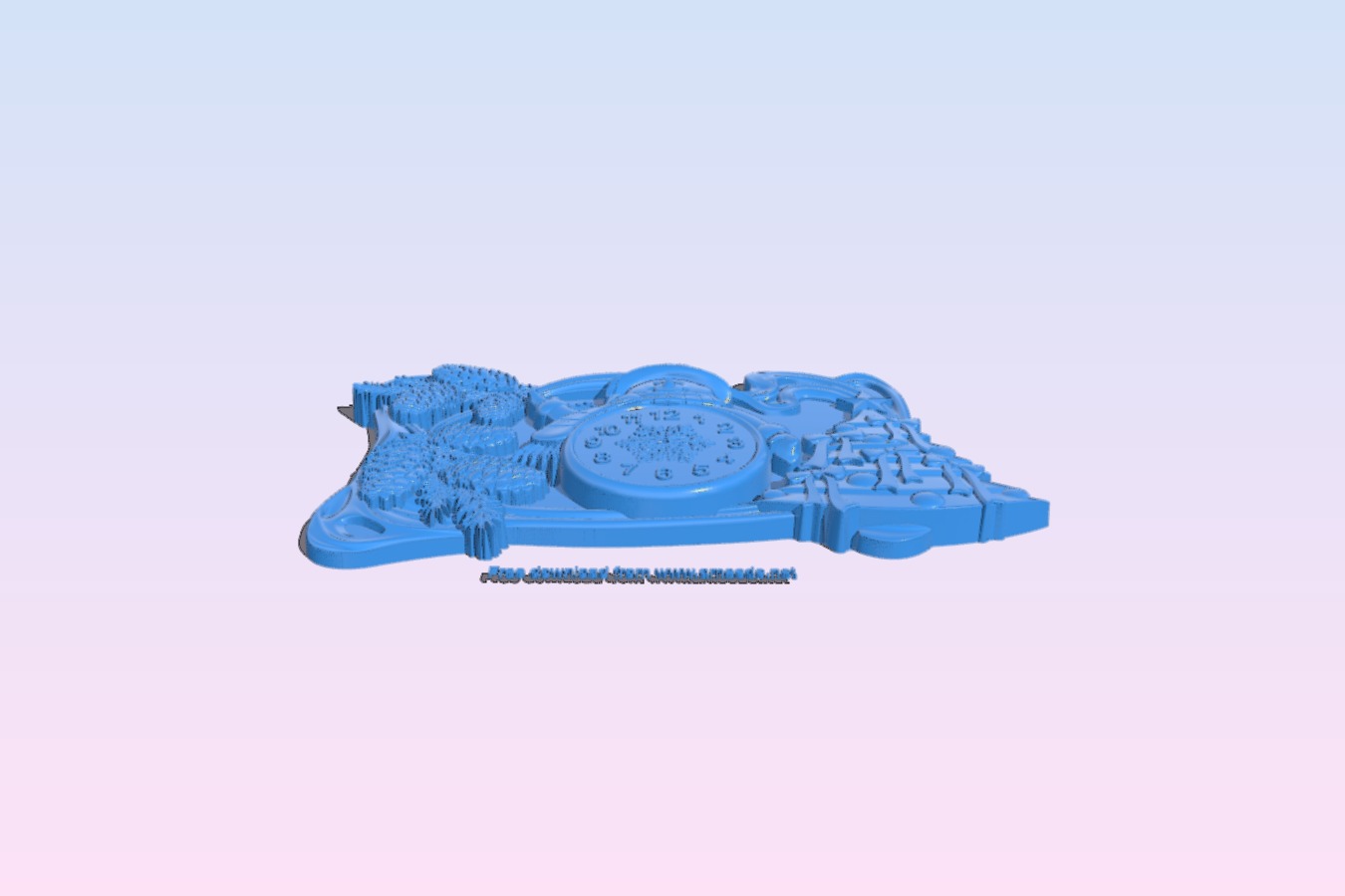 Wall clock pattern