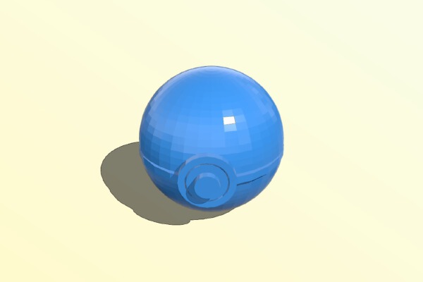 PokeBall | 3d print model