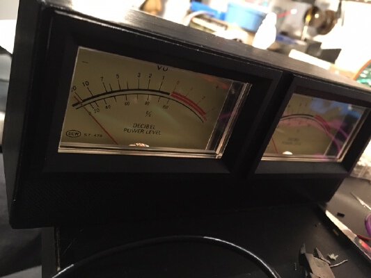 Stereo VU Meter | 3d print model