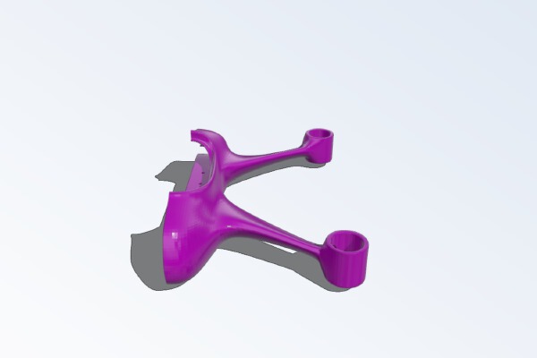 Quad with the tilted arms | 3d print model