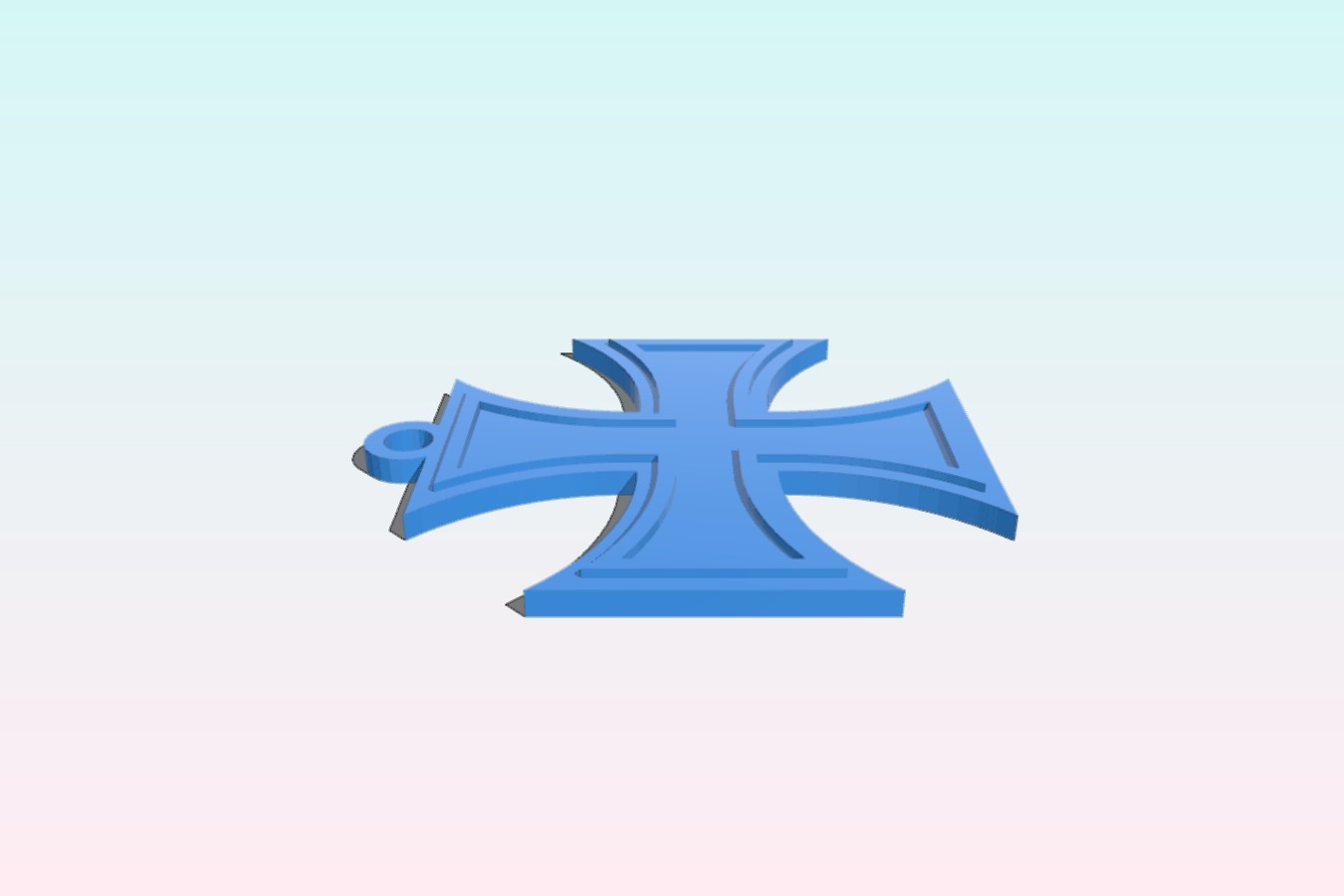 necklace pendant iron cross