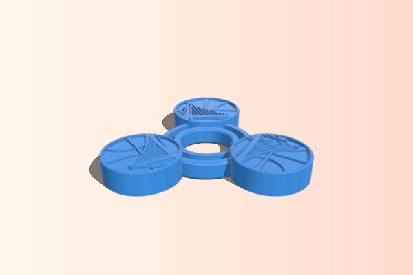 Golden State Warriors Fidget Spinner - Wingnut2k | 3d print model