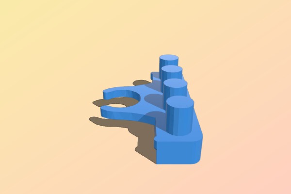 USB Microscope attachment holder | 3d print model