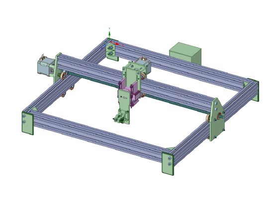 Cnc Case (Plotter-Laser-Dramel) | 3d print model