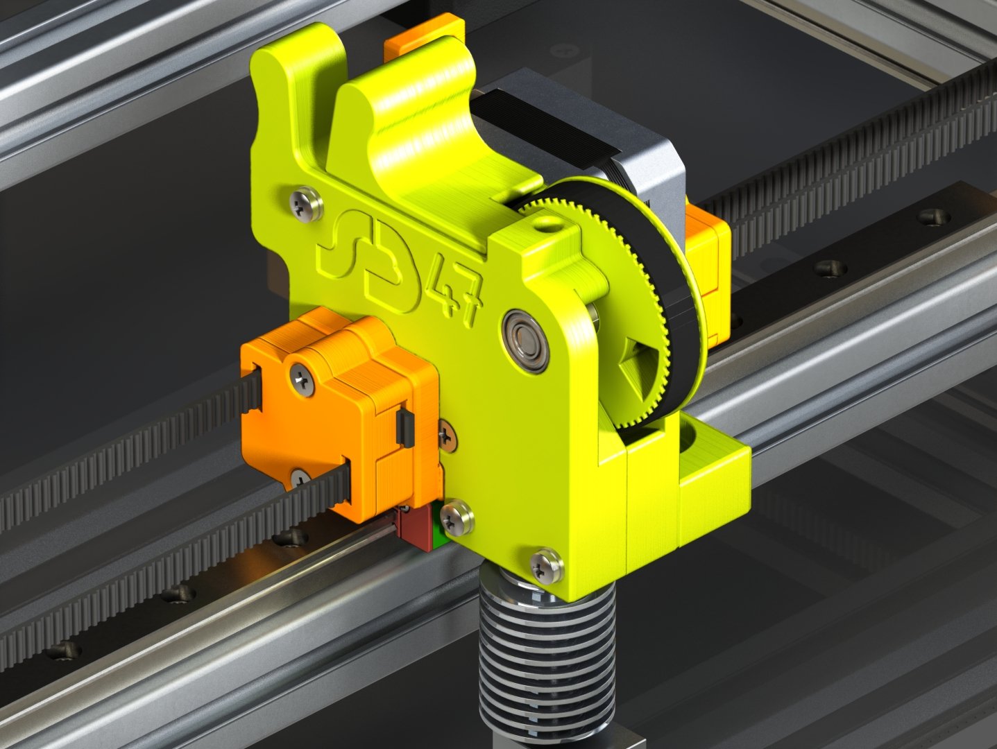  SB47 Extruder Mount (for the CoreXY Frame v.2.x)