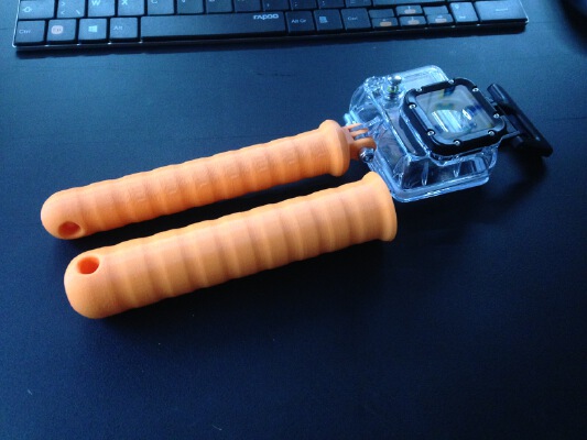 FLOATING GOPRO HANDLE | 3d print model