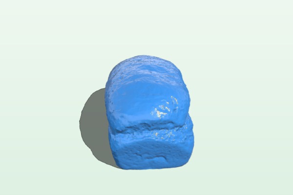 Loaf of Bread - 3D Scanned with 123D Catch | 3d print model