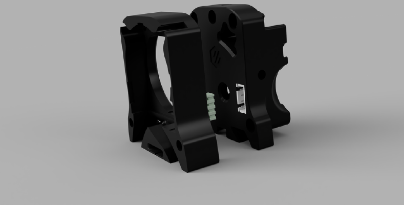 Voron Afterburner fan assembly with quickdisconnect | 3d print model