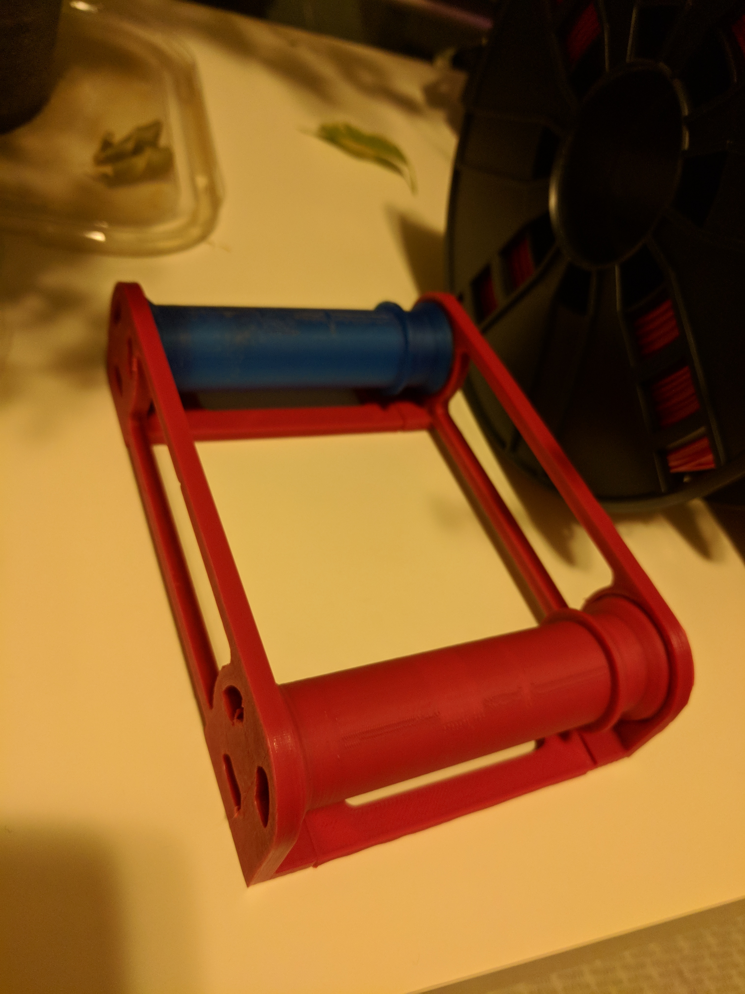 Ball Bearing Filament Holder (thin) Files to download and to 3D print