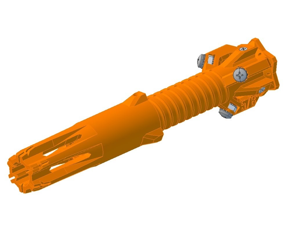 Nerf Caliburn - SCAR barrel