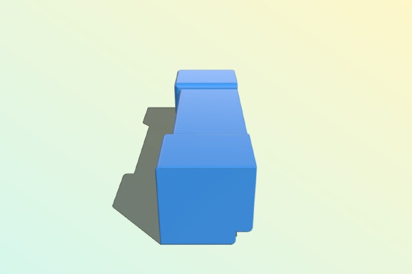 Baseboard trim Streamline inside 90Â° | 3d print model
