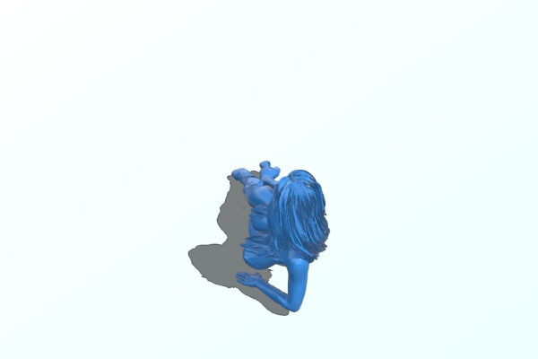 Women – lay aside | 3d print model