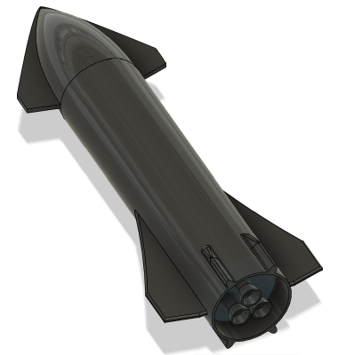 SpaceX Starship | 3d print model