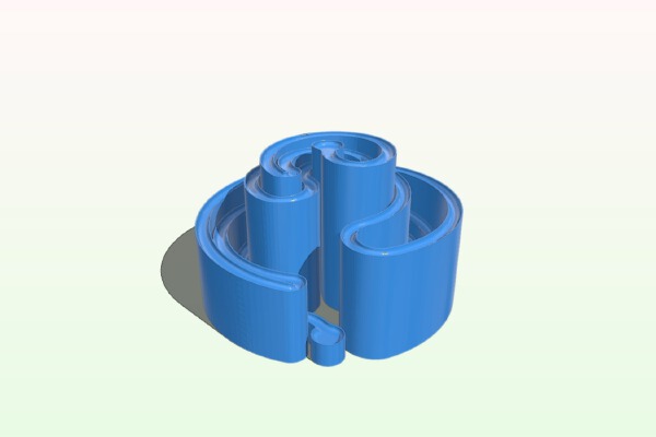 Cretan Labyrinth Hill | 3d print model