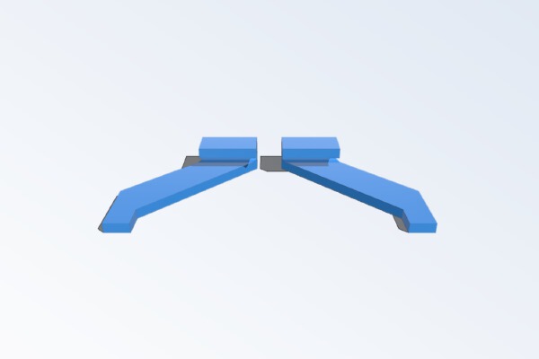 MK2 Heated bed Glass Clamps _ Clips - Mendel Lulzbot Prusa | 3d print model