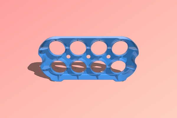 Lite egg tray (2-line walls, ~35g) | 3d print model