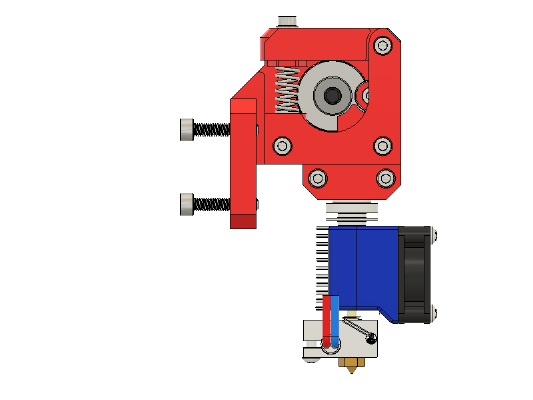 DD-MK7 - Prusa i3 Direct Drive Extruder | 3d print model