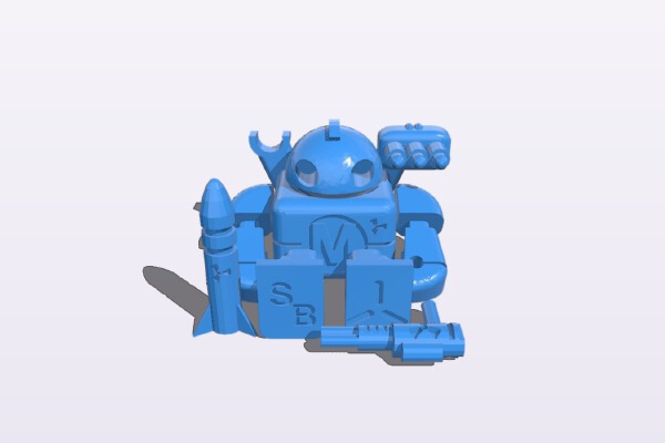 Weaponized Cybernetic Makerbot | 3d print model