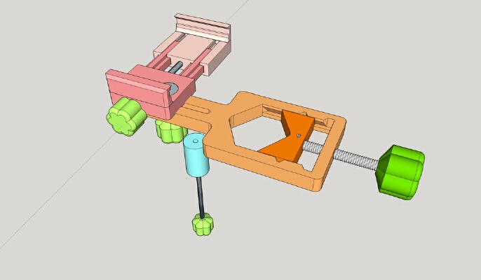 iPhone mount for telescope, microscope, binoculars | 3d print model