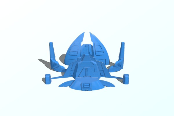 jem hadar fighter | 3d print model