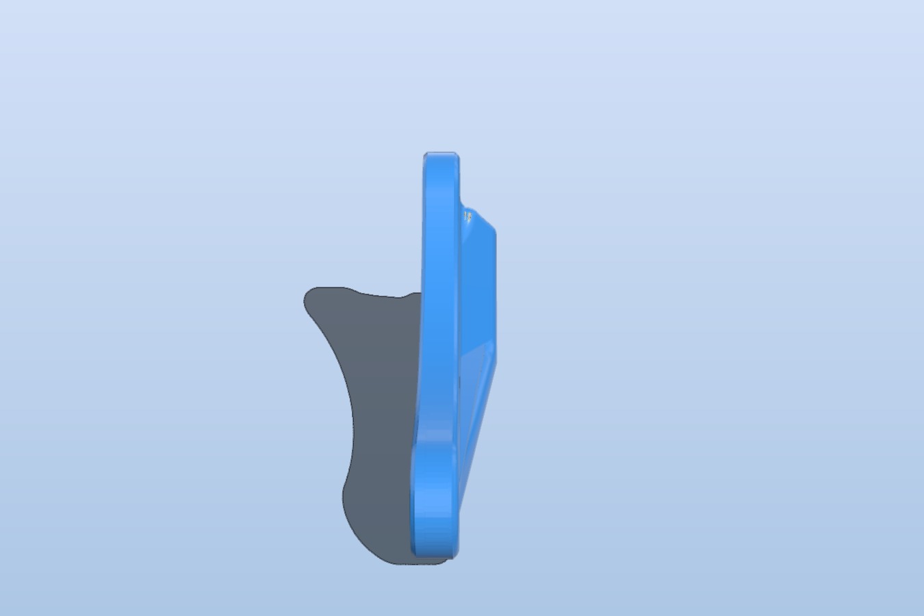 Countersunk triangular link for EEZYbotARM