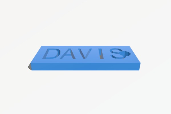DAVIS | 3d print model