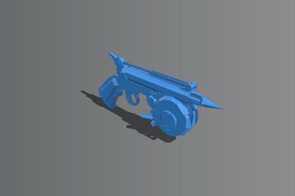 grapple gun - necromunda side arm | 3d print model