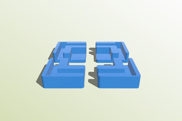 Ultimaker 2 foots (x4) | 3d print model