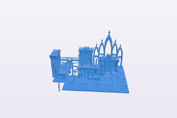 magos workshop - admech - diorama | 3d print model