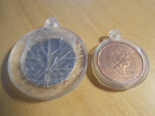Canadian Coin Necklace Charms | 3d print model