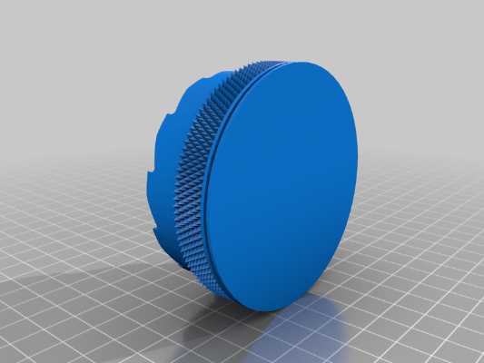 The Turbine - 74mm Toothless Herb Grinder | 3d print model